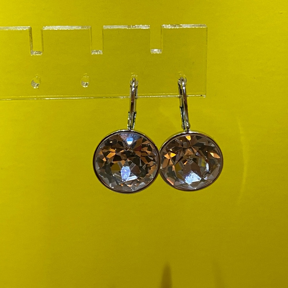 Clear crystal Swarovski earrings
